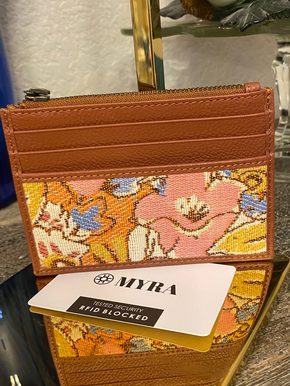 NWT Myra Bag Compact Pastel Desert Sunrise Credit Card Case